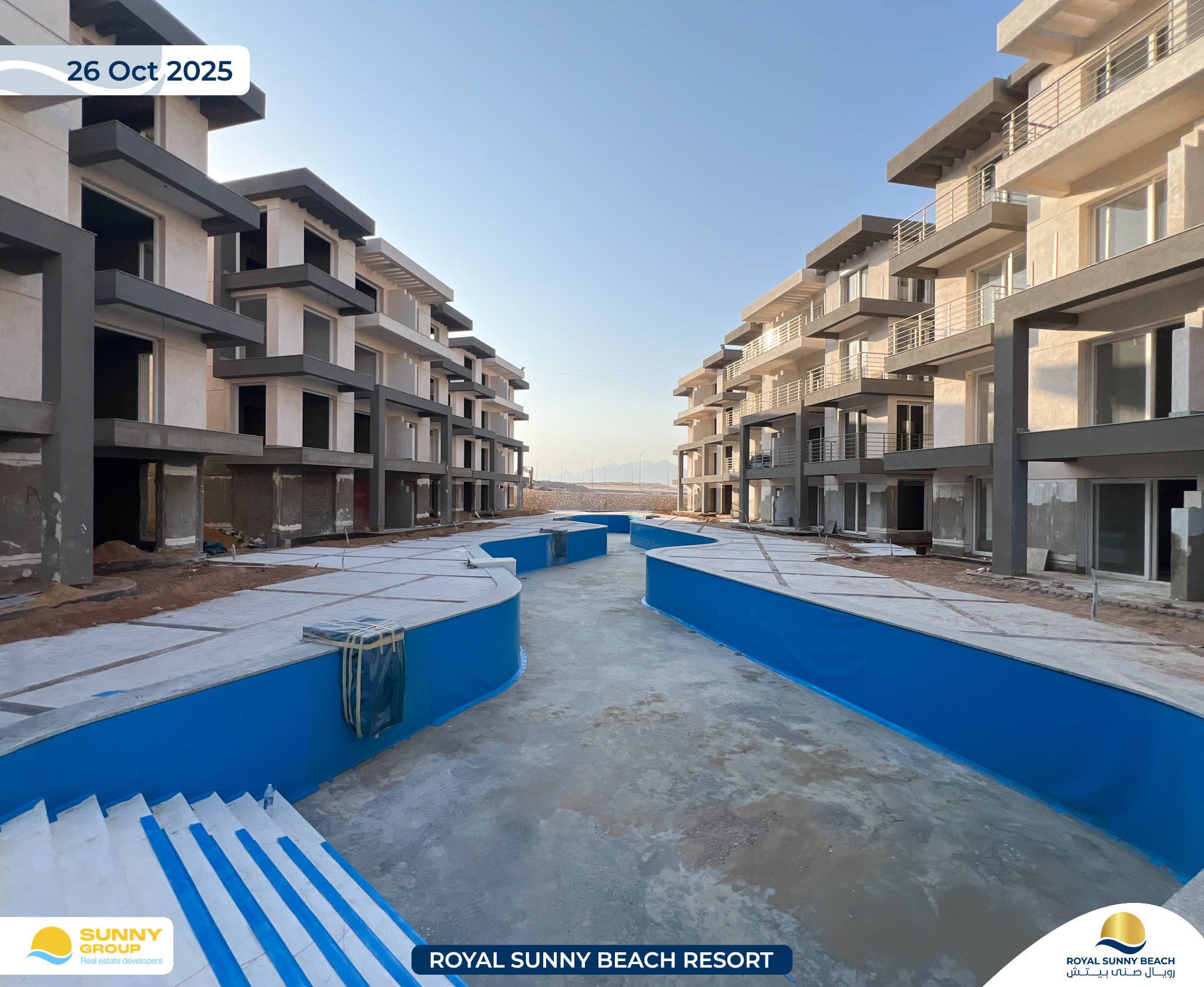 Pools finishing status