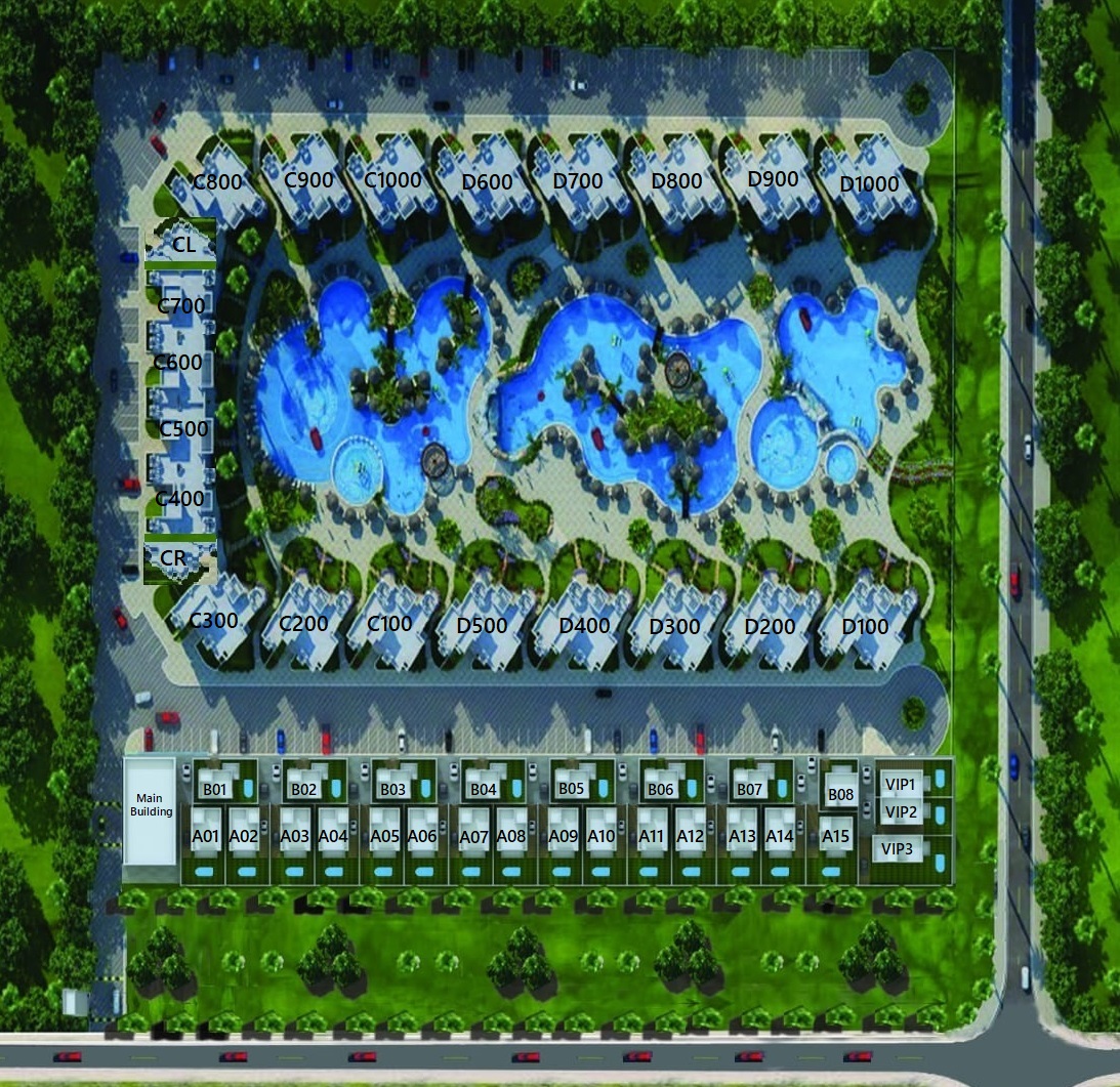 Sunny Beach Resort Layout