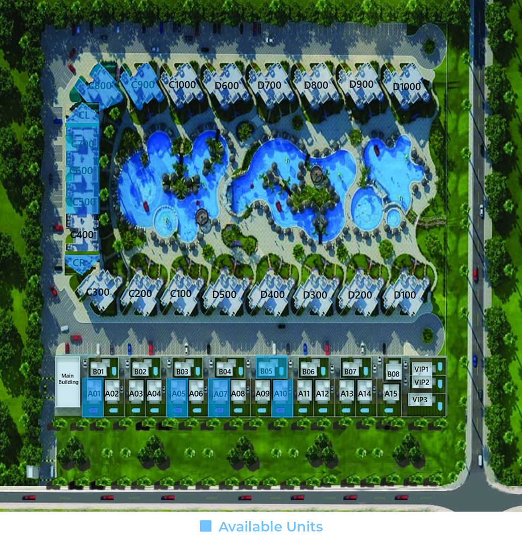 Sunny Beach Availibility layout