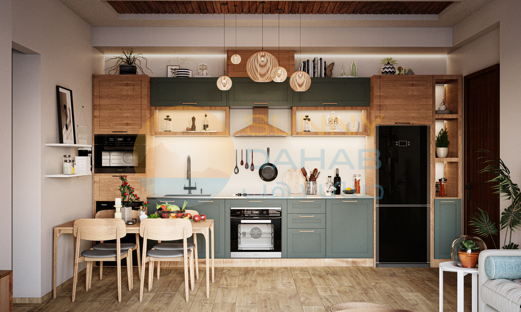 Kitchen & Dining area