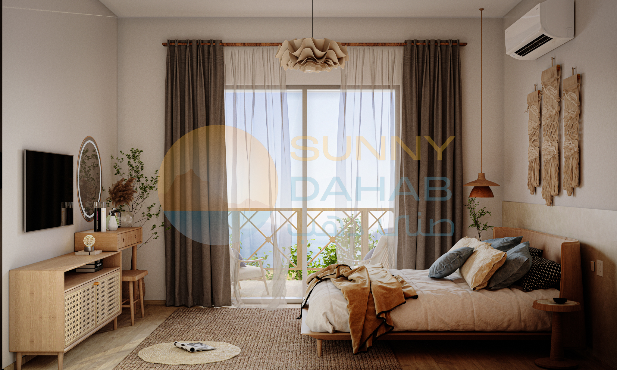 Living area side view